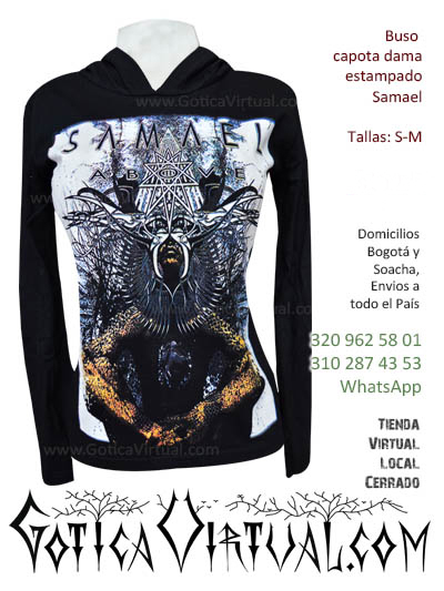 buso capota dama estampado samael alta densidad gotica virtual bogota soacha tienda virtual